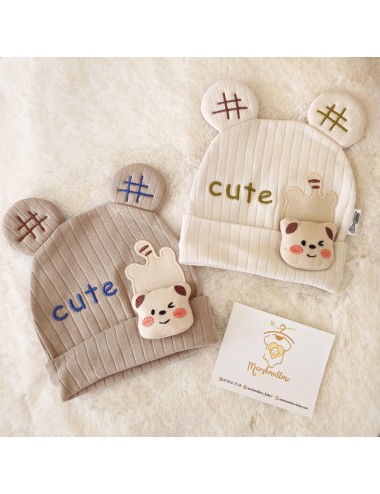 Lot de 2 bonnets