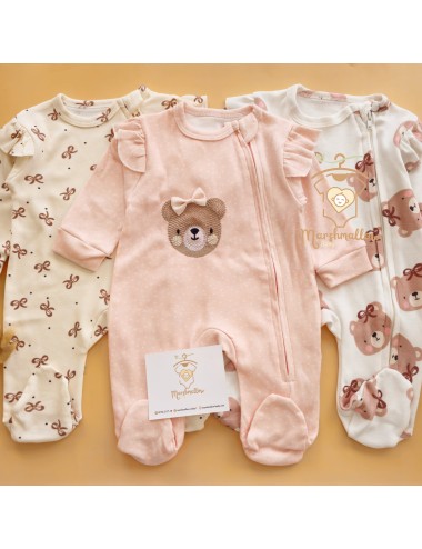 Lot de 3 grenouillères