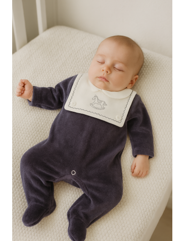 Grenouillère velours