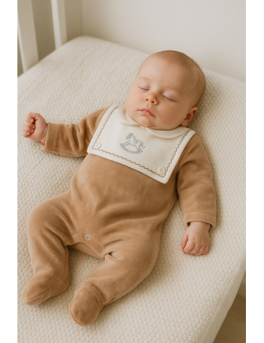 Grenouillère velours