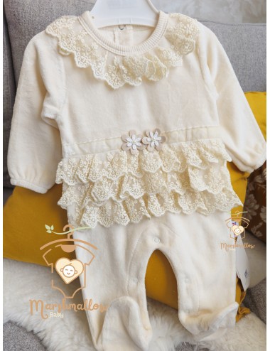 Grenouillère velours